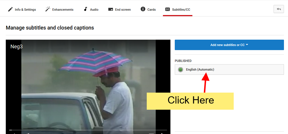 How to Edit Closed Captioning in YouTube Videos